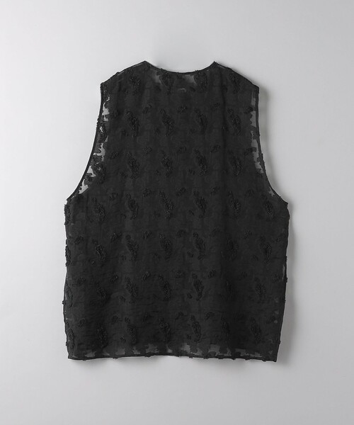 08sircus（ゼロエイトサーカス）の「＜08sircus＞ペイズリージャカード スリーブレス トップス（Tシャツ/カットソー・レディース・ブラック・1）」の5枚目の写真
