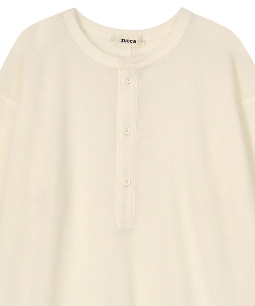 ZUCCa(ズッカ)の「シアーワッフル / チュニック / S(チュニック・レディース・ネイビー/オフホワイト/ピンク・M size)」の11枚目の写真