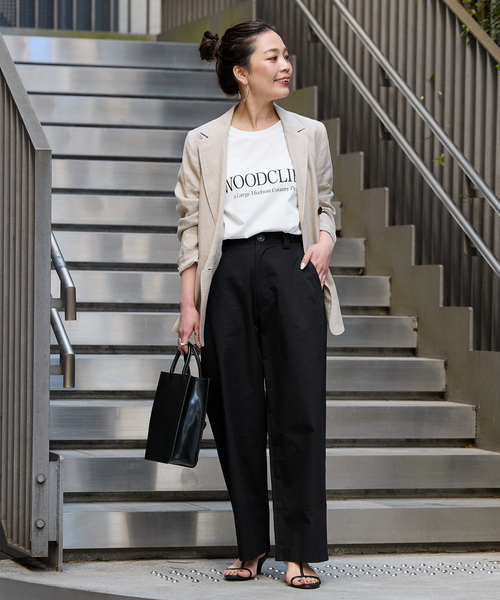 B.C STOCK（ベーセーストック）の「すそ切替チノパンツ