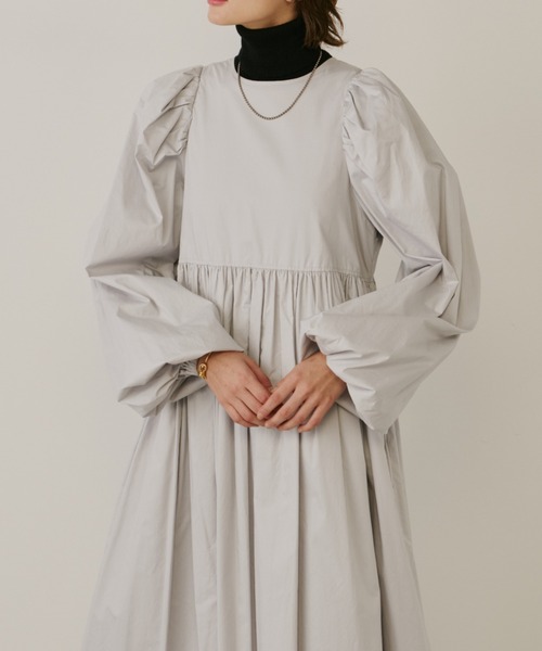 ボリュームスリーブワンピース（ワンピース）｜PERNA（ペルナ）の