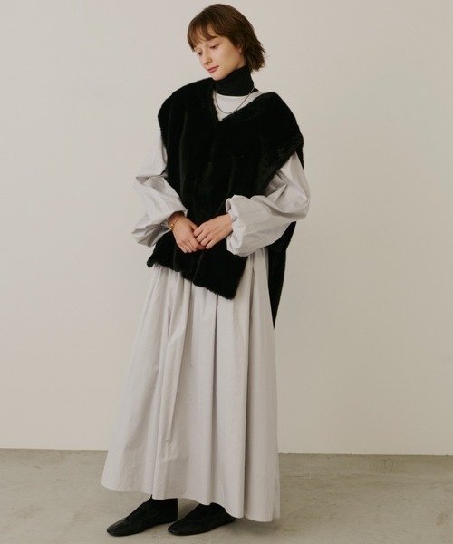 【お値下げ中】perna ペルナ ボリュームスリーブワンピース セール】ボリュームスリーブワンピース（ワンピース）｜PERNA（ペルナ