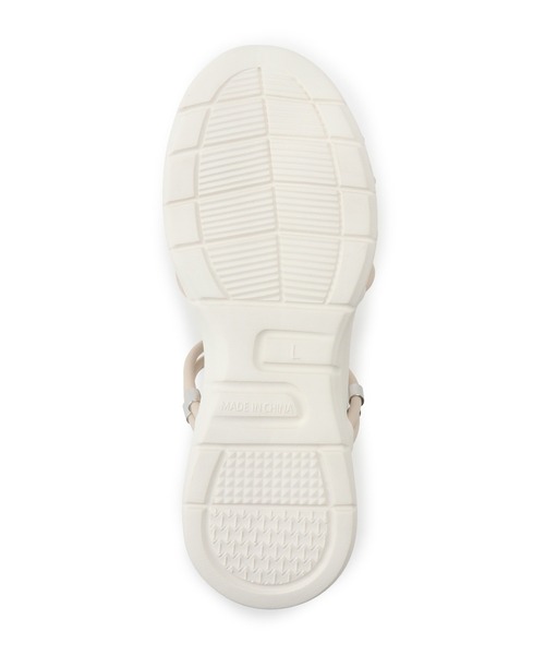 ROPE' PICNIC（ロペピクニック）の「クロスストリングスライド＆バックスリングサンダル（サンダル・レディース・ブラック/シルバー/ゴールド/キナリ・L/M）」の13枚目の写真