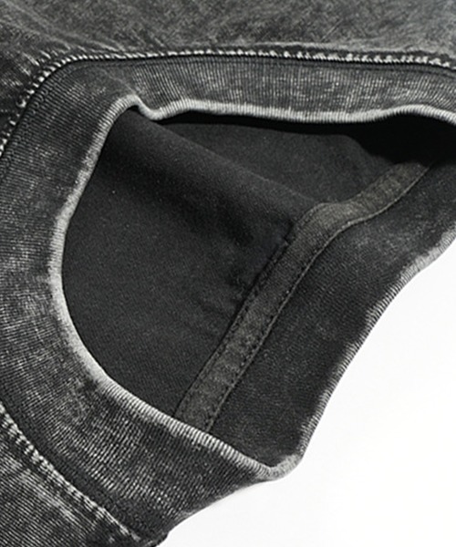 HOOK（フック）の「HOOK -select-  ベーシックウォッシュ半袖TEE　6.8オンス (SS)（Tシャツ/カットソー・メンズ・グリーン/ライトグレー/パープル/ベージュ/ブルー/ブラック/カーキ/チョコ・M/L/XL）」の9枚目の写真