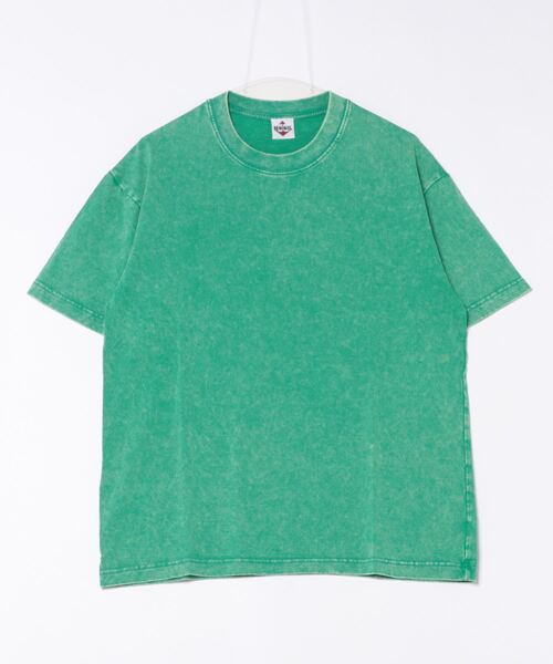 HOOK（フック）の「HOOK -select-  ベーシックウォッシュ半袖TEE　6.8オンス (SS)（Tシャツ/カットソー・メンズ・グリーン/ライトグレー/パープル/ベージュ/ブルー/ブラック/カーキ/チョコ・M/L/XL）」の17枚目の写真