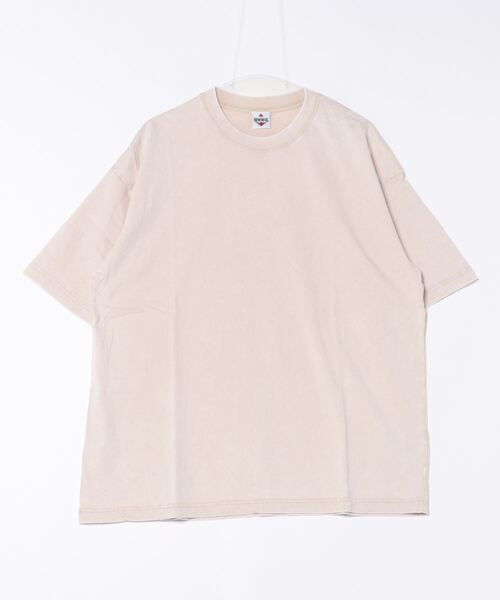 HOOK（フック）の「HOOK -select-  ベーシックウォッシュ半袖TEE　6.8オンス (SS)（Tシャツ/カットソー・メンズ・グリーン/ライトグレー/パープル/ベージュ/ブルー/ブラック/カーキ/チョコ・M/L/XL）」の21枚目の写真