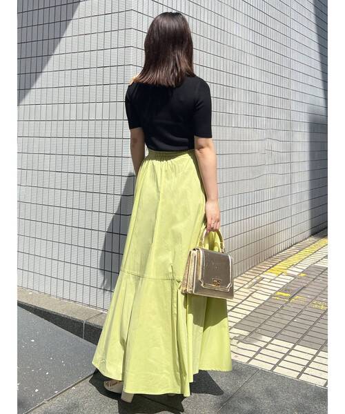 MERCURYDUO（マーキュリーデュオ）の「ランダムフレアアシメスカート（スカート・レディース・ピンク/ライム/ブラック・MEDIUM/SMALL）」の19枚目の写真