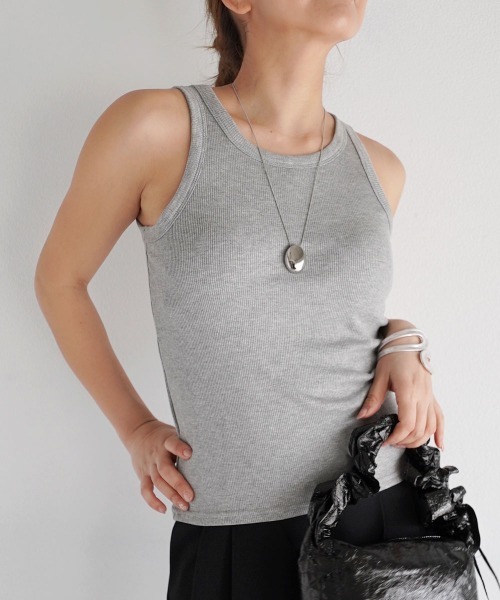 ベーシックリブタンクトップ（タンクトップ）｜Rashik（ラシク）の