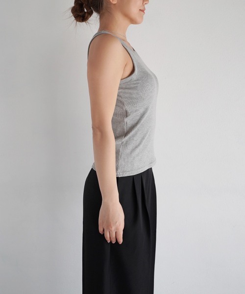 ベーシックリブタンクトップ（タンクトップ）｜Rashik（ラシク）の