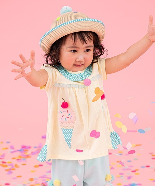 maroBaby Cheer シトラス&カラフルアイス　Tシャツ　まとめ baby cheer（ベイビーチアー）の「アイスクリームTシャツ（T