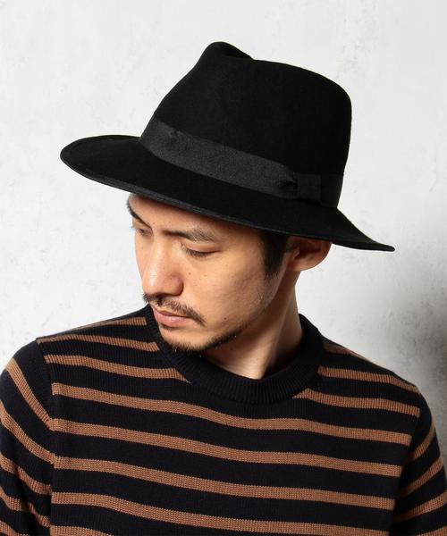 green label relaxing（グリーンレーベルリラクシング）の「FELT WIDE ブリムハット GGRN◆（ハット・メンズ・ブラック/ベージュ/ネイビー・フリー）」の8枚目の写真