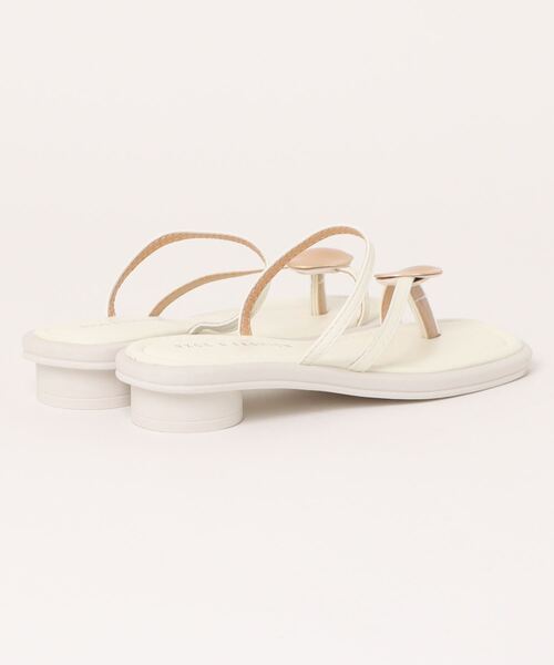 Ritzy（リッツィー）の「ゴールドポイント スクエアトゥ サンダル（サンダル・レディース・ブラック/ホワイト/ベージュ・22.5/23/23.5/24/24.5/25）」の8枚目の写真