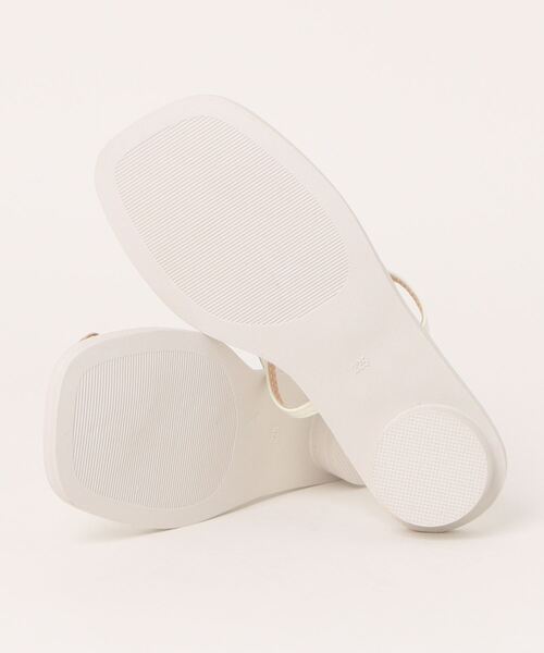 Ritzy（リッツィー）の「ゴールドポイント スクエアトゥ サンダル（サンダル・レディース・ブラック/ホワイト/ベージュ・22.5/23/23.5/24/24.5/25）」の9枚目の写真