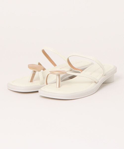 Ritzy（リッツィー）の「ゴールドポイント スクエアトゥ サンダル（サンダル・レディース・ブラック/ホワイト/ベージュ・22.5/23/23.5/24/24.5/25）」の12枚目の写真