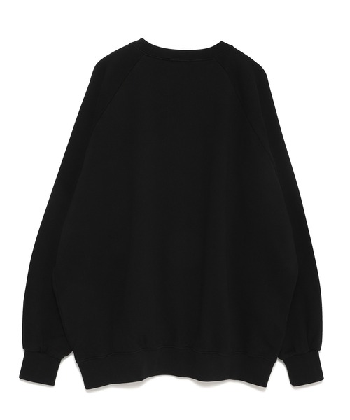 TATRAS CONCEPT STORE(タトラスコンセプトストア)の「LU’U DAN(ルーダン) OVERSIZED CREWNECK SWEATSHIRT(スウェット・メンズ・ブラック・M/S)」の4枚目の写真