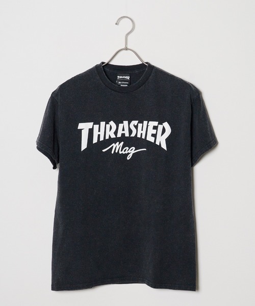 【セール】THRASHER/スラッシャー mag POWDER FRONT T-SHIRT Tシャツ（Tシャツ/カットソー）｜THRASHER（スラッシャー）