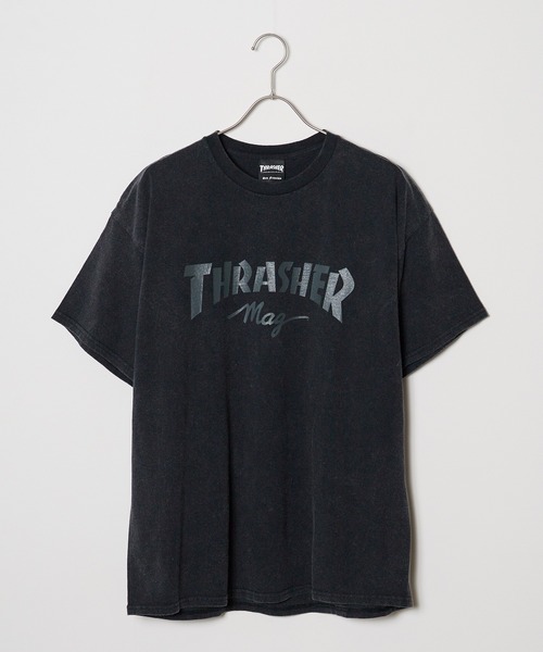 THRASHER（スラッシャー）の「THRASHER/スラッシャー mag POWDER FRONT T-SHIRT Tシャツ（Tシャツ/カットソー・メンズ・ブラック系2/ブラック系1・L/XL/M）」の2枚目の写真