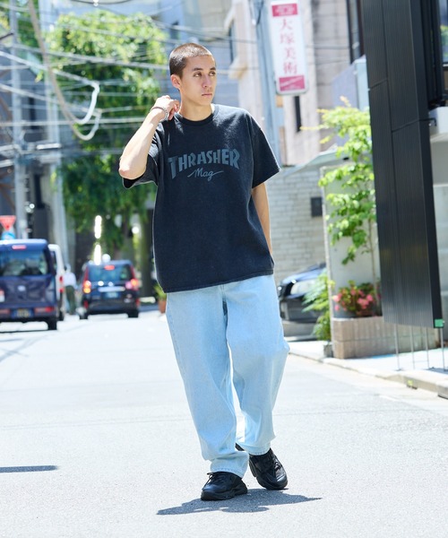 THRASHER（スラッシャー）の「THRASHER/スラッシャー mag POWDER FRONT T-SHIRT Tシャツ（Tシャツ/カットソー・メンズ・ブラック系2/ブラック系1・L/XL/M）」の18枚目の写真