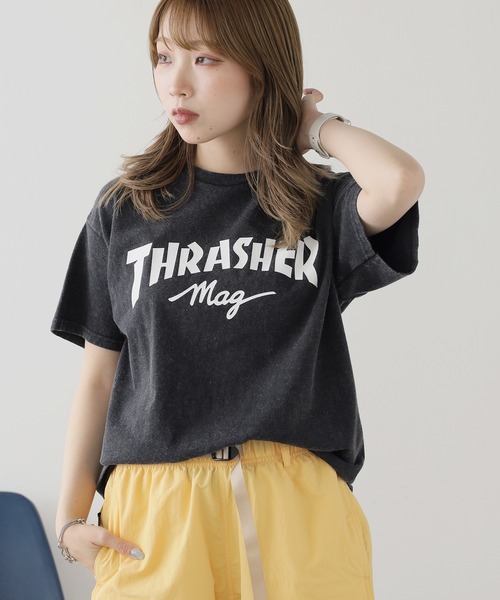 THRASHER（スラッシャー）の「THRASHER/スラッシャー mag POWDER FRONT T-SHIRT Tシャツ（Tシャツ/カットソー・メンズ・ブラック系2/ブラック系1・L/XL/M）」の20枚目の写真
