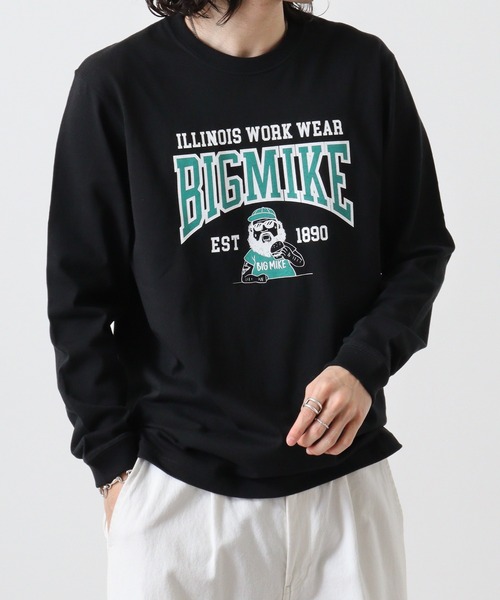 BIGMIKE Tシャツ 長袖（Tシャツ/カットソー）｜BIG MIKE（ビッグマイク）