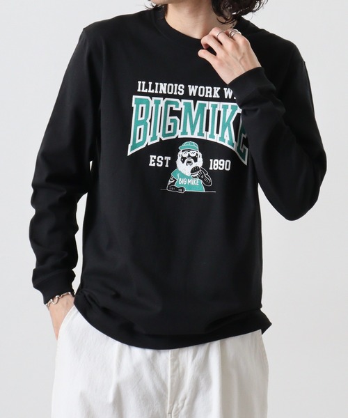 BIGMIKE Tシャツ 長袖（Tシャツ/カットソー）｜BIG MIKE（ビッグマイク）