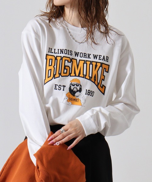 BIGMIKE Tシャツ 長袖（Tシャツ/カットソー）｜BIG MIKE（ビッグマイク）