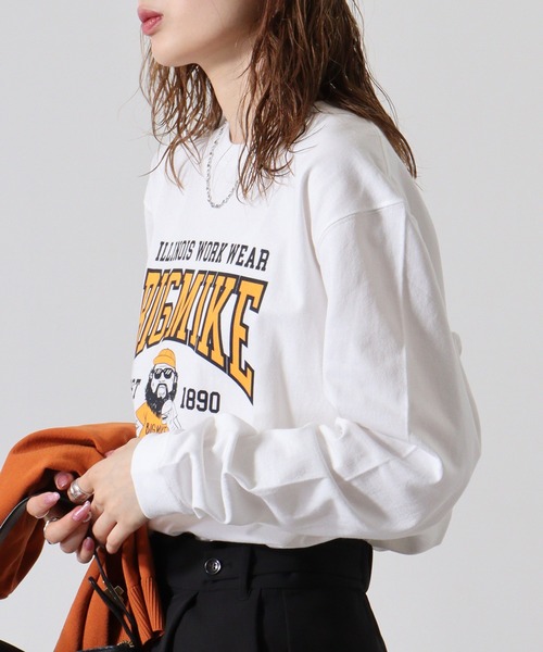 BIGMIKE Tシャツ 長袖（Tシャツ/カットソー）｜BIG MIKE（ビッグマイク）
