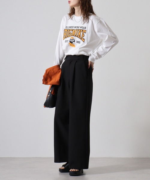 BIGMIKE Tシャツ 長袖（Tシャツ/カットソー）｜BIG MIKE（ビッグマイク）