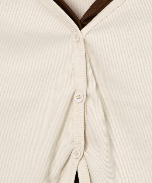 dispark（ディスパーク）の「DISPARK/アンサンブルクロップドT（アンサンブル・レディース・アイボリー/カーキ・FREE）」の16枚目の写真