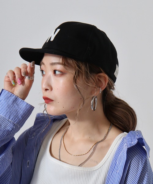 TESTIFY（テスティファイ）の「TESTIFY インプロゴキャップ（キャップ・メンズ・ベージュ/ネイビー/オレンジ/インディゴブルー/ブラック/アイボリー/ライトブルー・FREE）」の8枚目の写真