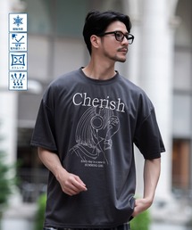 『CavariA/キャバリア』イラストガール半袖Tシャツ