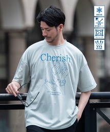『CavariA/キャバリア』イラストガール半袖Tシャツ