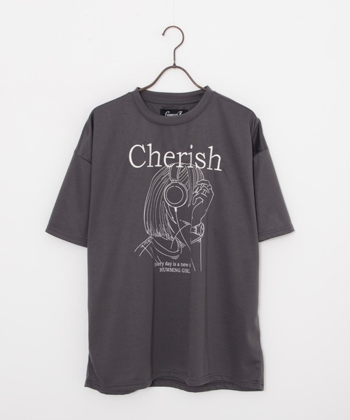 Cavaria プリント Tシャツ 44 黒　キャバリア クーポン】【セール 32%OFF】キャバリア CavariA CavariA 箔