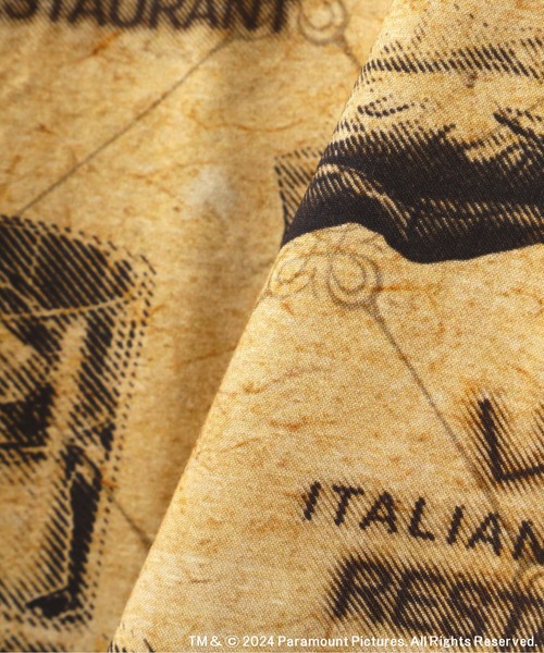 schott（ショット）の「The Godfather/ゴッドファーザー/RAYON SHIRTS/レーヨンシャツ（シャツ/ブラウス・メンズ・ブラック/ベージュ・S/M/L/XL）」の3枚目の写真