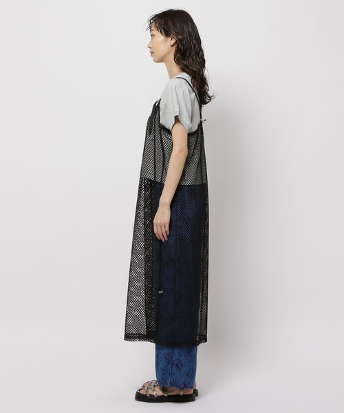 niko and...（ニコアンド）の「レイヤードメッシュワンピース（ワンピース・レディース・ブラック/オフホワイト・FREE）」の8枚目の写真