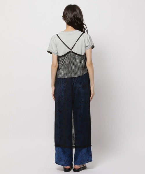 niko and...（ニコアンド）の「レイヤードメッシュワンピース（ワンピース・レディース・ブラック/オフホワイト・FREE）」の9枚目の写真