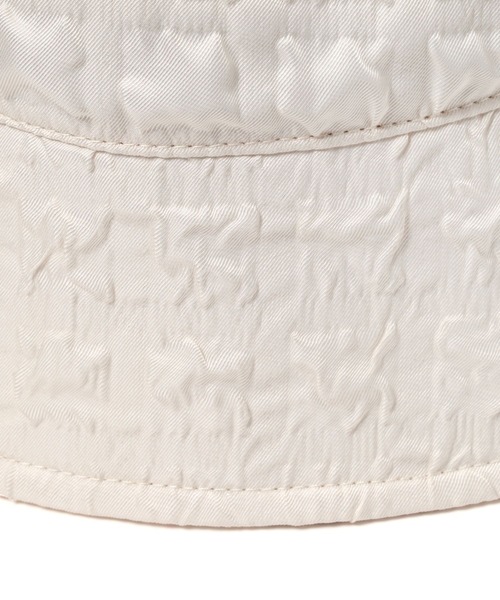 BAYFLOW（ベイフロー）の「ポコポコバケットハット（ハット・レディース・オフホワイト/ブラック・FREE）」の13枚目の写真