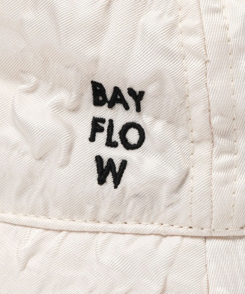 BAYFLOW（ベイフロー）の「ポコポコバケットハット（ハット・レディース・オフホワイト/ブラック・FREE）」の14枚目の写真