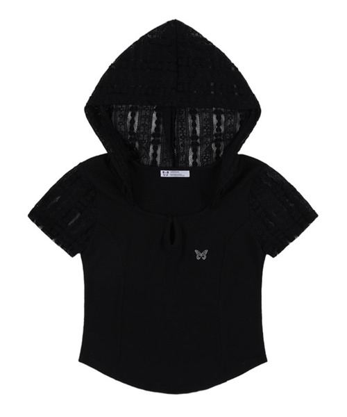 FANCY CLUB(ファンシークラブ)の「NASTY FANCY CLUB/COWLフーディー(Tシャツ/カットソー・レディース・ブラック/ホワイト・FREE)」の15枚目の写真