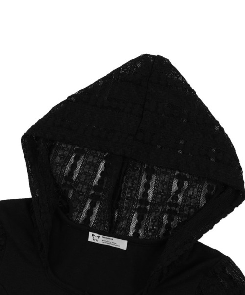 FANCY CLUB(ファンシークラブ)の「NASTY FANCY CLUB/COWLフーディー(Tシャツ/カットソー・レディース・ブラック/ホワイト・FREE)」の13枚目の写真