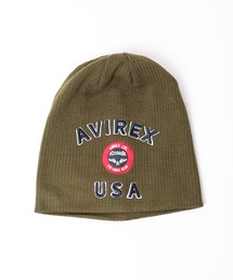 AVIREX（アヴィレックス）の「【78】【AVIREX】ロングアクリルニットワッチ（ニットキャップ/ビーニー）」