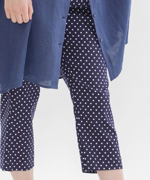 nop de nod(ノップドゥノッド)の「ストレッチクロップドパンツ(その他パンツ・レディース・ブラック/サックスブルー/スミクロ・3)」の19枚目の写真