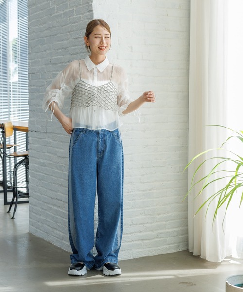 LAKOLE（ラコレ）の「クロスストラップスニーカー / 135008（スニーカー・レディース・シルバー/ブラック・MEDIUM/LARGE）」の13枚目の写真