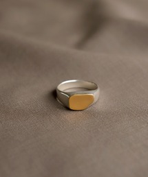 TEN. | SILVER925 18KGP パレットリング(リング)
