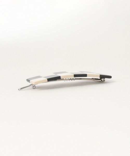 BEAMS BOY（ビームスボーイ）の「チェッカー ヘアクリップ（バレッタ/ヘアクリップ・レディース・ブラック/レッド/ネイビー・ONE SIZE）」の5枚目の写真