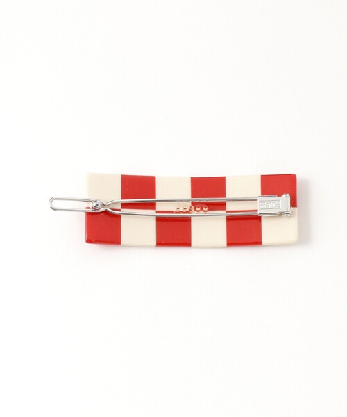 BEAMS BOY（ビームスボーイ）の「チェッカー ヘアクリップ（バレッタ/ヘアクリップ・レディース・ブラック/レッド/ネイビー・ONE SIZE）」の6枚目の写真