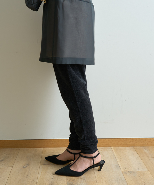 Rouge vif（ルージュヴィフ）の「モールニットレギンス（その他パンツ・レディース・ブラック/アイボリー・38/36）」の3枚目の写真