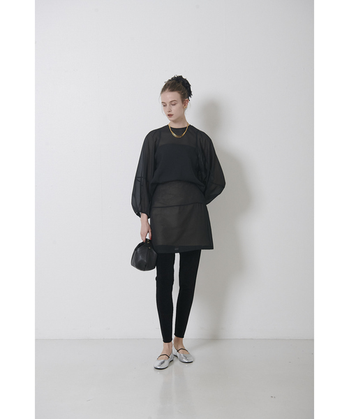 Rouge vif（ルージュヴィフ）の「モールニットレギンス（その他パンツ・レディース・ブラック/アイボリー・38/36）」の15枚目の写真