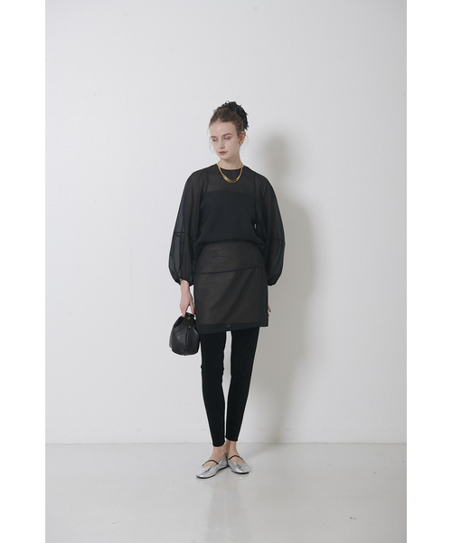 Rouge vif（ルージュヴィフ）の「モールニットレギンス（その他パンツ・レディース・ブラック/アイボリー・38/36）」の14枚目の写真