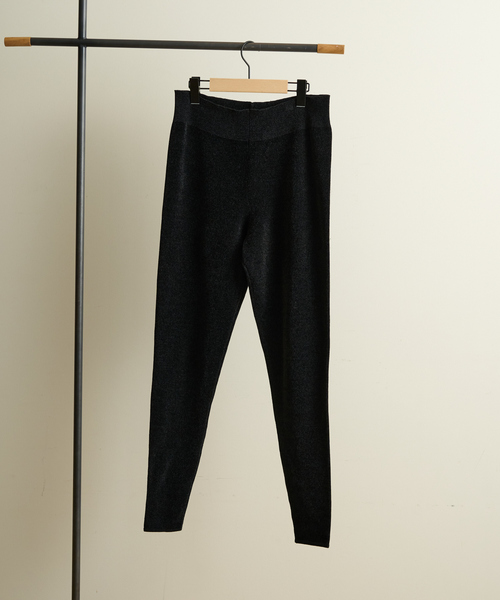 Rouge vif（ルージュヴィフ）の「モールニットレギンス（その他パンツ・レディース・ブラック/アイボリー・38/36）」の12枚目の写真