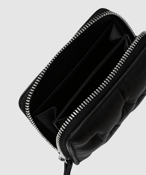 COIN HOLDER ZIP AROUND WITH KEY RING（財布）｜Maison